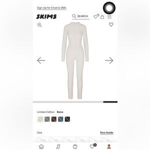 NWT SKIMS x Northface Sold Out Ski suit and gloves